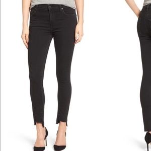 Citizens of Humanity 24 Rocket High Rise Skinny Jean black step hem